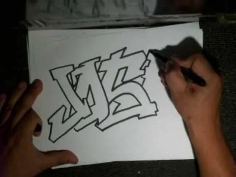 Drawing a Simple Graffiti (Requested)- (JOSE) - YouTube