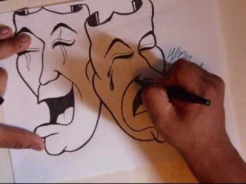 Drawing smile now cry later clowns. - YouTube