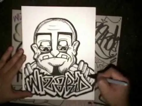 Drawing Wizard Graffiti and Graffiti characters.wmv - YouTube