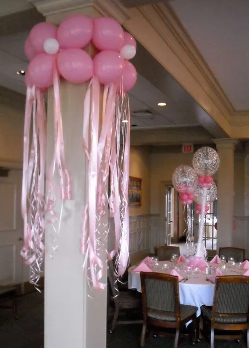 Dream House Designs: Como Decorar un baby shower con globos