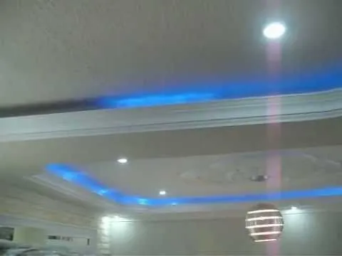 Drywall Techo Decorado en Yeso. - YouTube