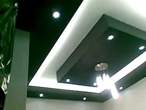Drywall techos de sala - YouTube