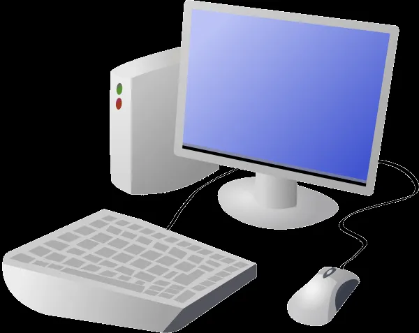 Dtrave Cartoon Computer And Desktop clip art - vector clip art ...