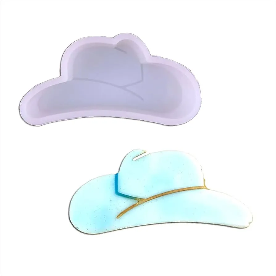 Duawenki Molde de silicona con forma de sombrero de vaquero para hacer  jabón, abalorio de aroma de coche, colgante, vela, resina : Amazon.com.mx:  Hogar y Cocina