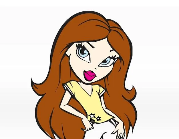 duckface Bratz vector muñeca de la historieta | Descargar Vectores ... duckface Bratz vector muñeca de la historieta | Descargar Vectores ...