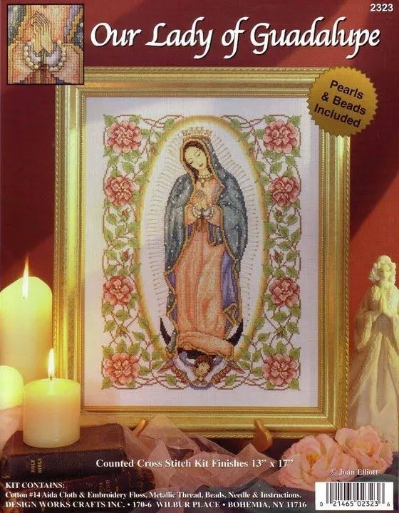 Duende del Bordado: virgen de guadalupe comenzada a finales del ...