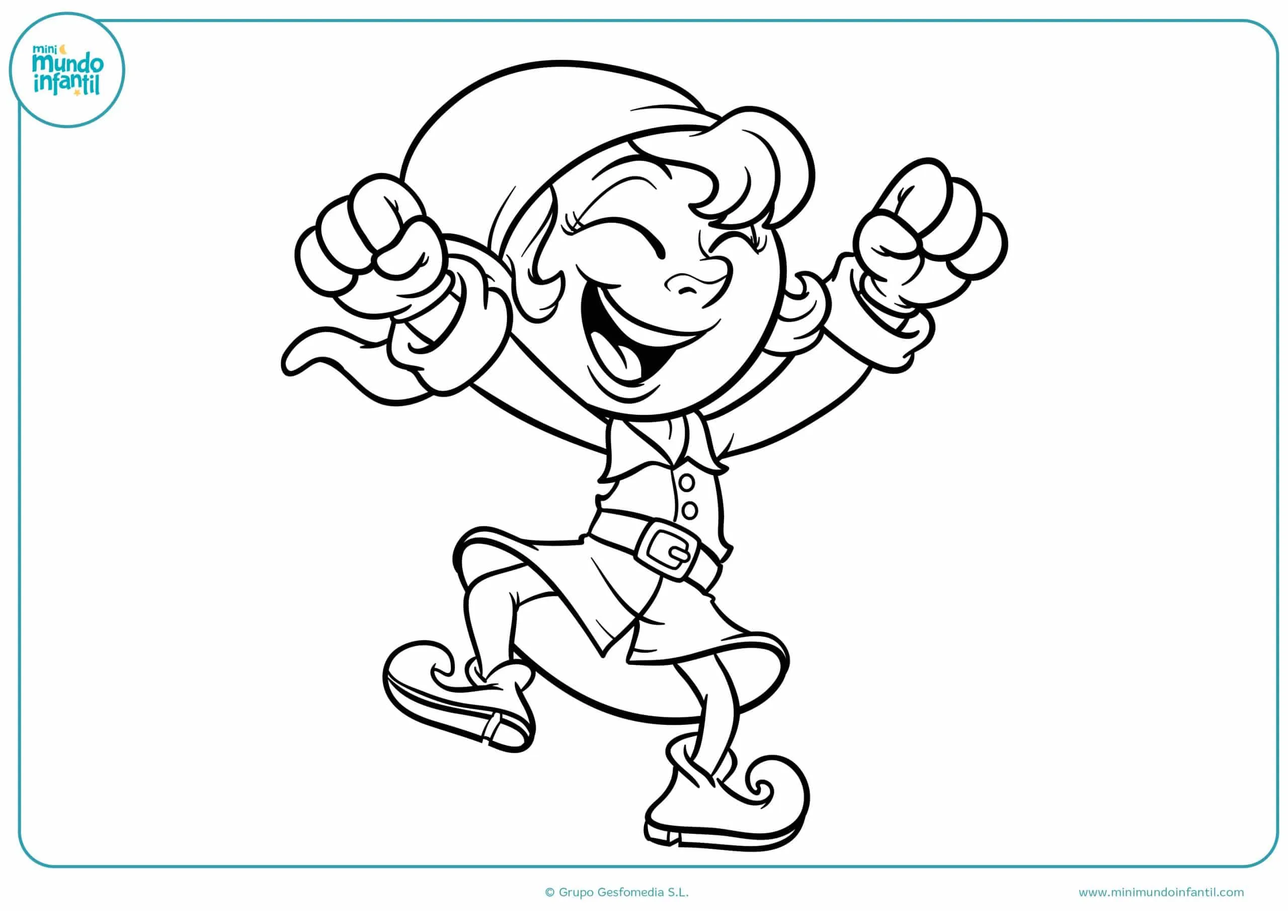 Duendes para Colorear 【Dibujos de Duendecillos para Pintar】 Duendes para Colorear 【Dibujos de Duendecillos para Pintar】