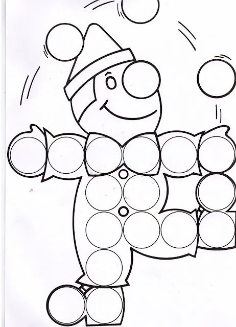Los duendes y hadas de Ludi: Fichas con gomets