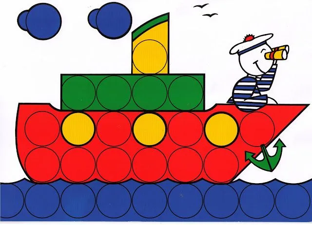 Los duendes y hadas de Ludi: Fichas con gomets