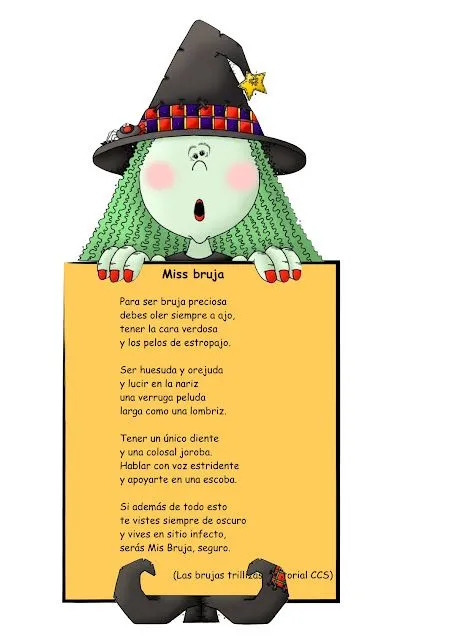 Los duendes y hadas de Ludi: Recursos para halloween ( poesias ... Los duendes y hadas de Ludi: Recursos para halloween ( poesias ...