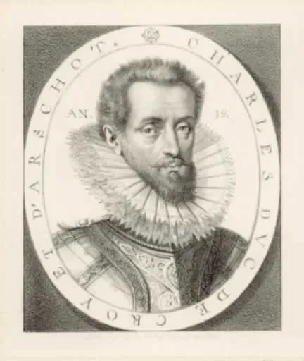Duke Charles II of Croy et D'Arschot born 1560 | Antique Portrait