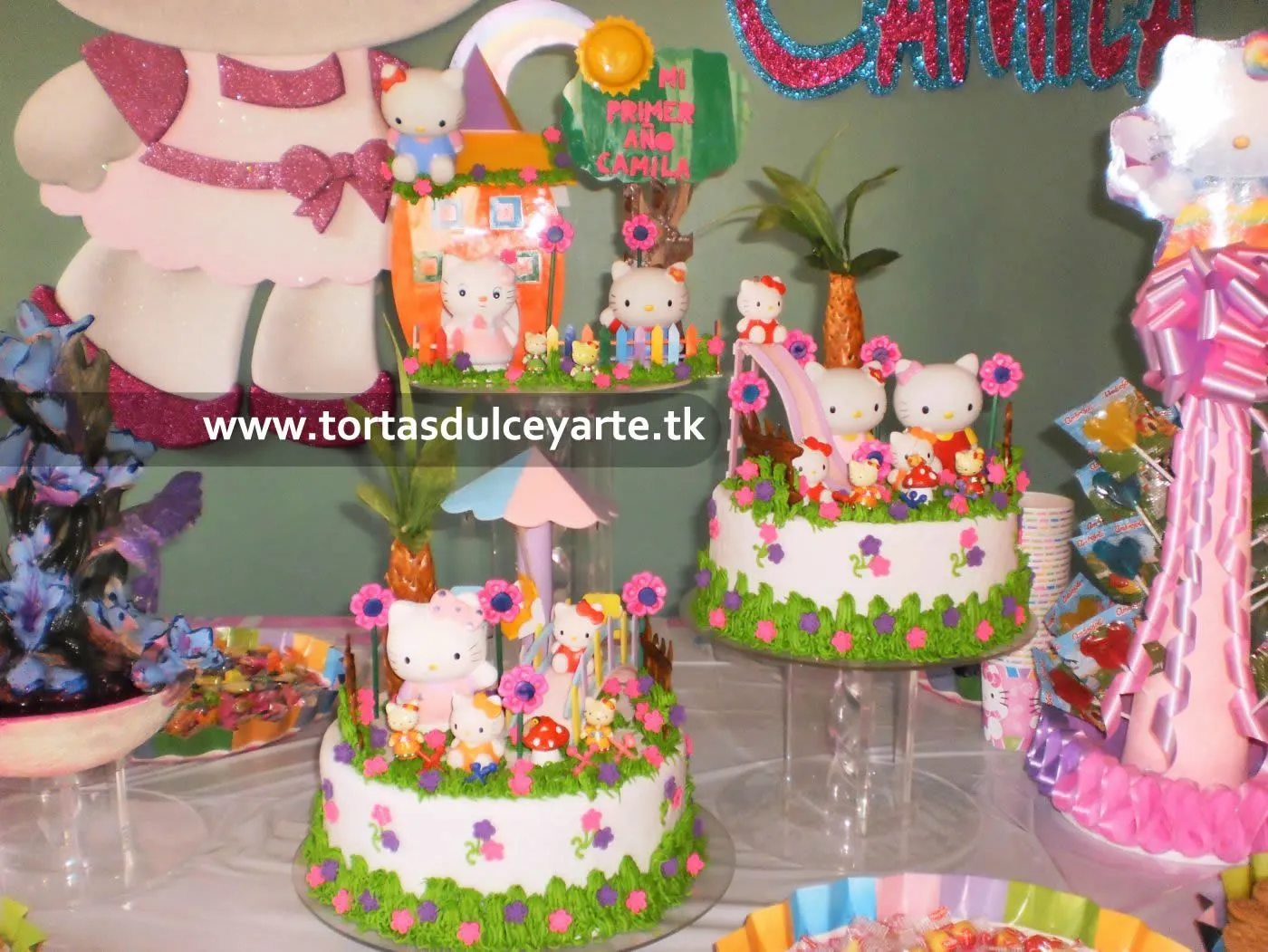 DULCE Y ARTE : Tortas para endulzarte: Torta Hello Kitty
