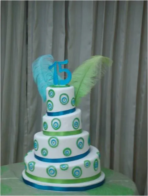 DULCE BORONA: TORTA PARA QUINCE AÑOS