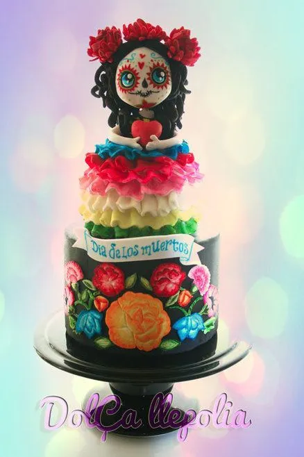 Dulce Catrina Cake by PALOMA SEMPERE GRAS | Pasta flexible ...