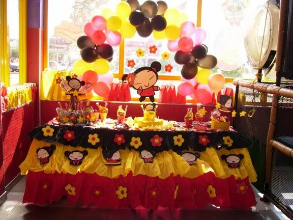 Dulce Deleite: CUMPLEAÑOS TEMATICO PUCCA