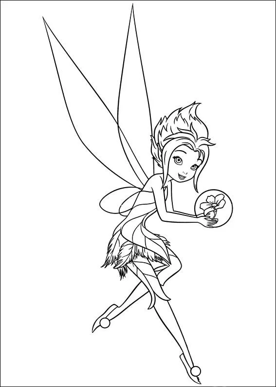 Para colorear Tinkerbell y el secreto de las hadas - Imagui