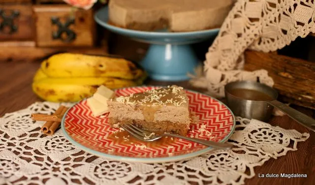 La dulce Magdalena: Me salté la dieta... ¡tarta de queso Bananas ...