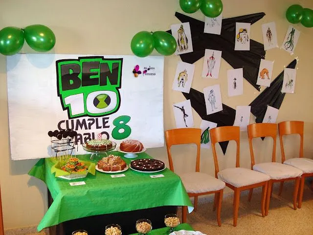 MI DULCE PRINCESA: FIESTA TEMÁTICA BEN 10