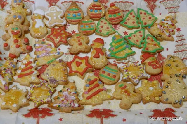 Más dulce que salado: Galletas Navideñas de Mantequilla