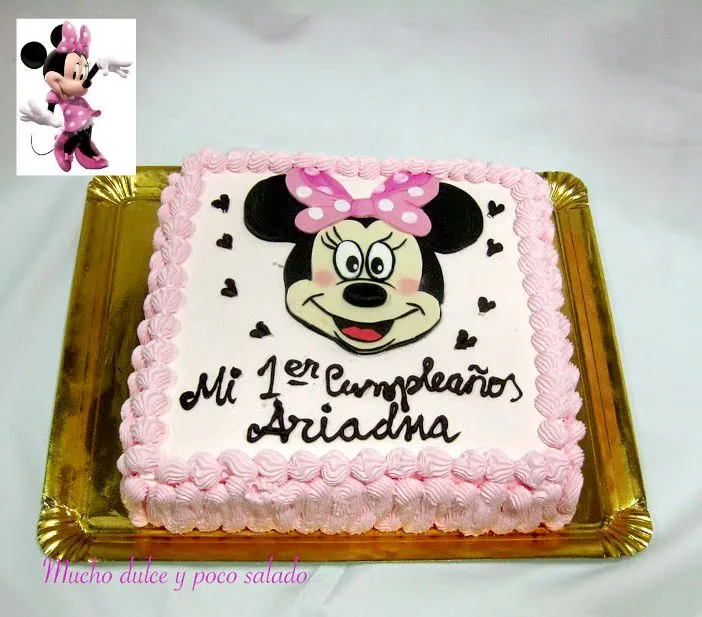 Mucho dulce y poco salado: Tarta minnie mouse Mucho dulce y poco salado: Tarta minnie mouse