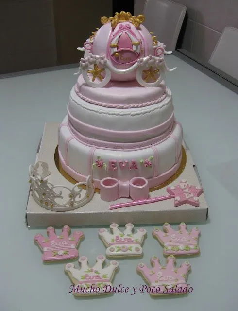 Mucho dulce y poco salado: TARTA PARA UNA PRINCESITA