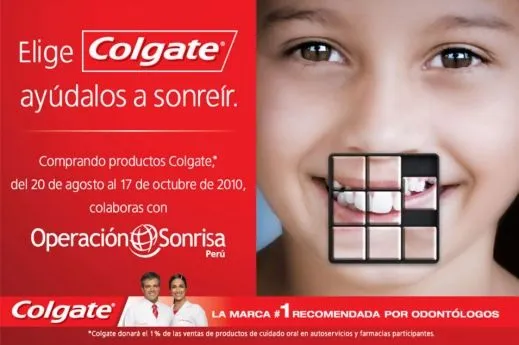 Dulce Sonrisa: Apoyemos la campaña de Colgate y Operación Sonrisa