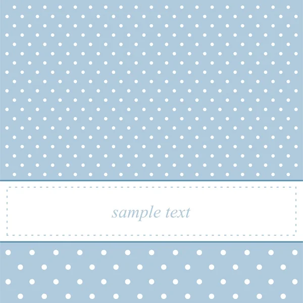 Dulce, tarjeta azul lunares o invitación - ilustración vectorial ... Dulce, tarjeta azul lunares o invitación - ilustración vectorial ...