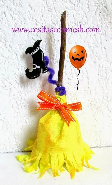 Dulcero Halloween con papel crepe - Paperblog