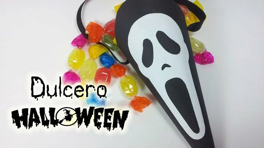 Dulcero para Halloween SCREAM | Manualidades Dulcero para Halloween SCREAM | Manualidades