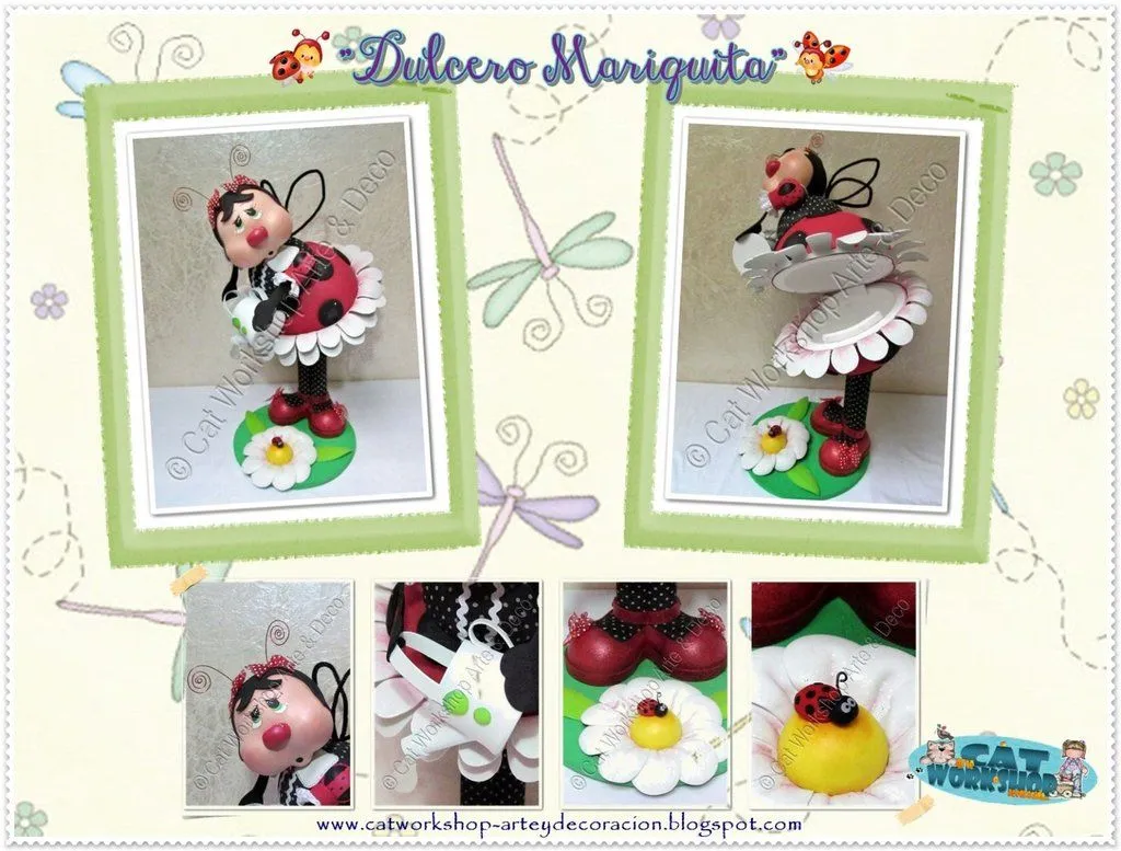 Dulcero Mariquita o Vaquita de San Antonio | Manualidades Dulcero Mariquita o Vaquita de San Antonio | Manualidades