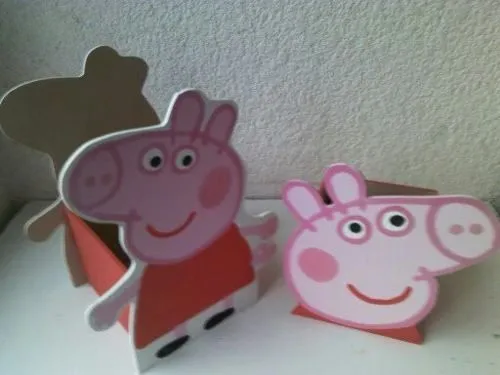 dulcero mdf peppa pig centro de mesa recuerdo figura | CUMPLEAÑOS ...
