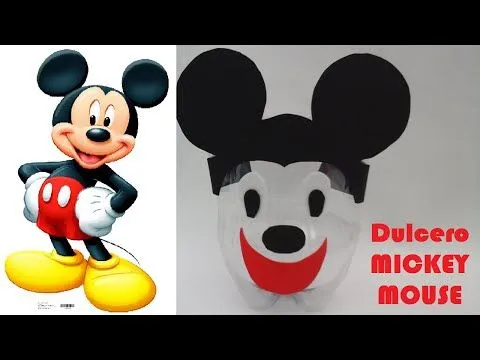 COMO HACER DULCERO DE MICKEY MOUSE CON BOTELLAS DE PLASTICO. PET ... COMO HACER DULCERO DE MICKEY MOUSE CON BOTELLAS DE PLASTICO. PET ...