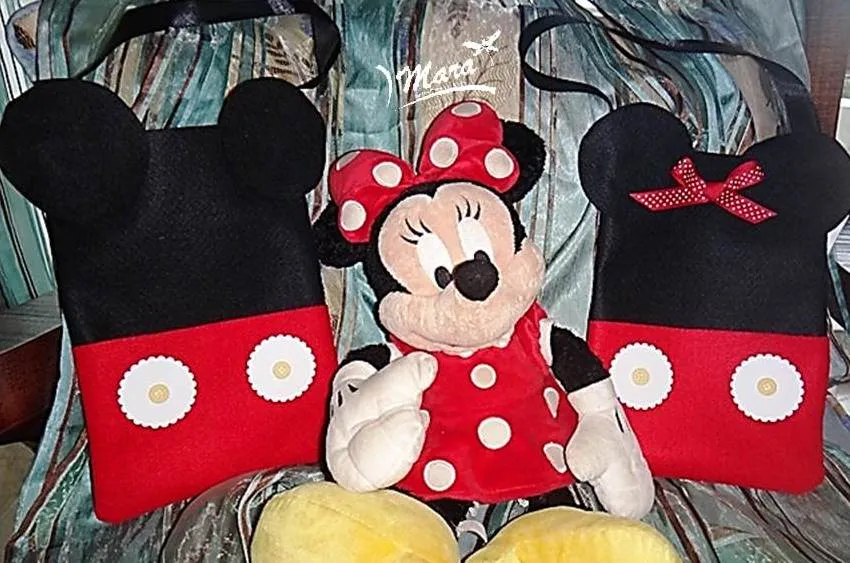 Dulceros Minnie Mouse con fieltro - Imagui
