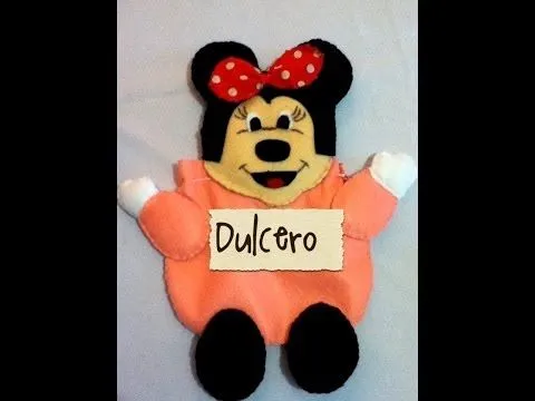 Dulcero Mimi mause para niñas fiestas infantiles minnie mouse felt ...