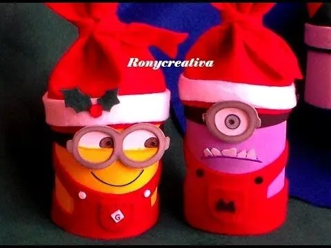 MINION SANTA CLAUS DULCERO - PORTA LAPIZ / IDEA ORIGINAL DE ... MINION SANTA CLAUS DULCERO - PORTA LAPIZ / IDEA ORIGINAL DE ...