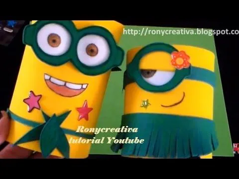 COMO HACER DULCERO DE MINIONS FACIL | Youtube