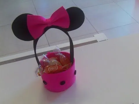 Dulcero de Minnie Mouse super facil - YouTube