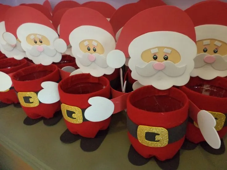 Dulcero Navideños en #GomaEva #DetallesOnline | Proyectos que ...