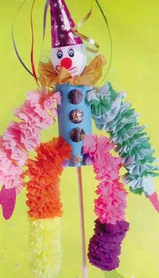 Super Artesanias: Payaso Multicolor