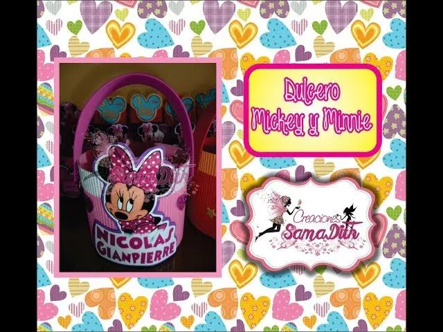 como hacer dulcero para sorpresas mickey y minnie - YouTube como hacer dulcero para sorpresas mickey y minnie - YouTube