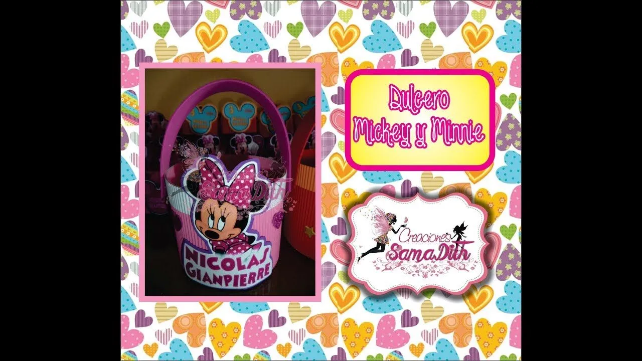 como hacer dulcero para sorpresas mickey y minnie - YouTube como hacer dulcero para sorpresas mickey y minnie - YouTube