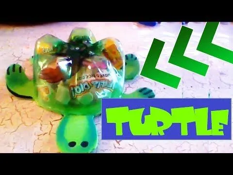 DULCERO TORTUGA RECICLADO //dia del niño - YouTube