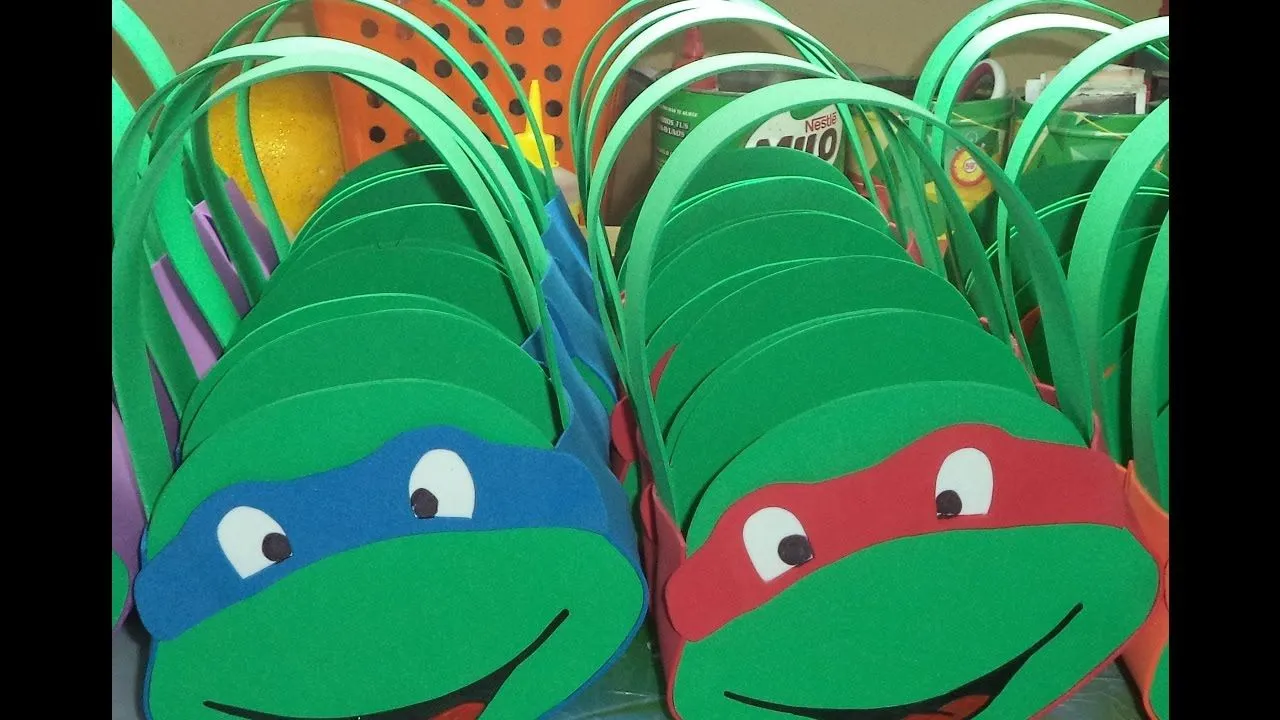 Dulcero Tortuganinja - DIY Creaciones Samadith - YouTube Dulcero Tortuganinja - DIY Creaciones Samadith - YouTube