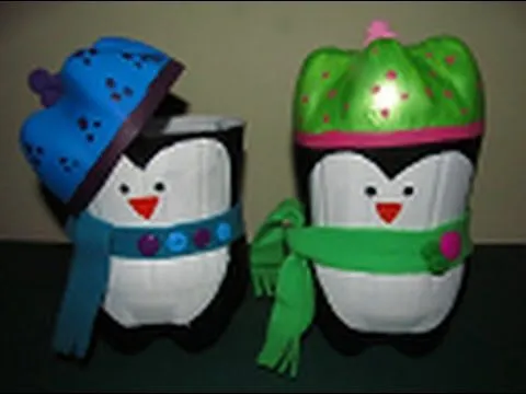 Dulcero/Bolo de Pingüino Navideño - Reciclaje PET - floritere ... Dulcero/Bolo de Pingüino Navideño - Reciclaje PET - floritere ...