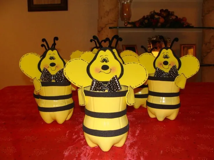 Dulceros abejitas, botellas recicladas | Manualidades | Pinterest ... Dulceros abejitas, botellas recicladas | Manualidades | Pinterest ...