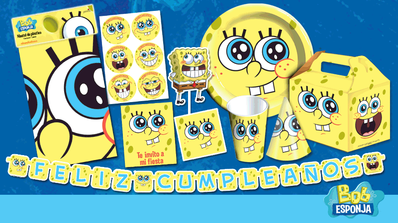 Dulceros de bob esponja para fiestas infantiles - Imagui
