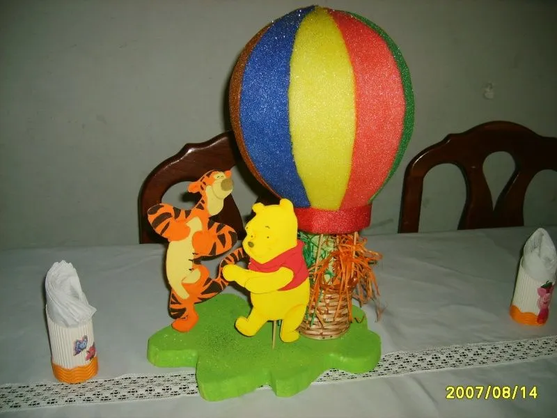 DULCEROS Y CENTROS DE MESA WINNIE POOH 