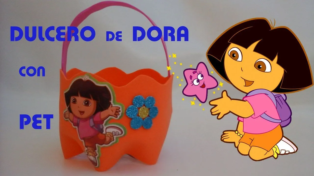 COMO HACER DULCEROS DE DORA LA EXPLORADORA - YouTube COMO HACER DULCEROS DE DORA LA EXPLORADORA - YouTube