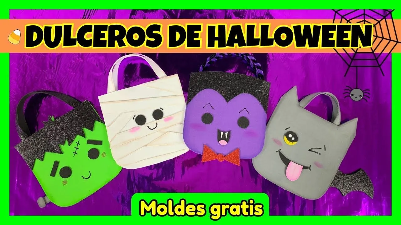 COMO HACER DULCEROS DE HALLOWEEN | CREATIVA OFFICIAL COMO HACER DULCEROS DE HALLOWEEN | CREATIVA OFFICIAL