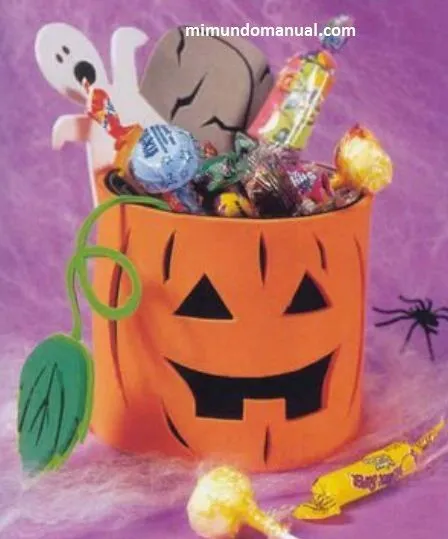 Dulceros para halloween en foami ~ Mimundomanual Dulceros para halloween en foami ~ Mimundomanual